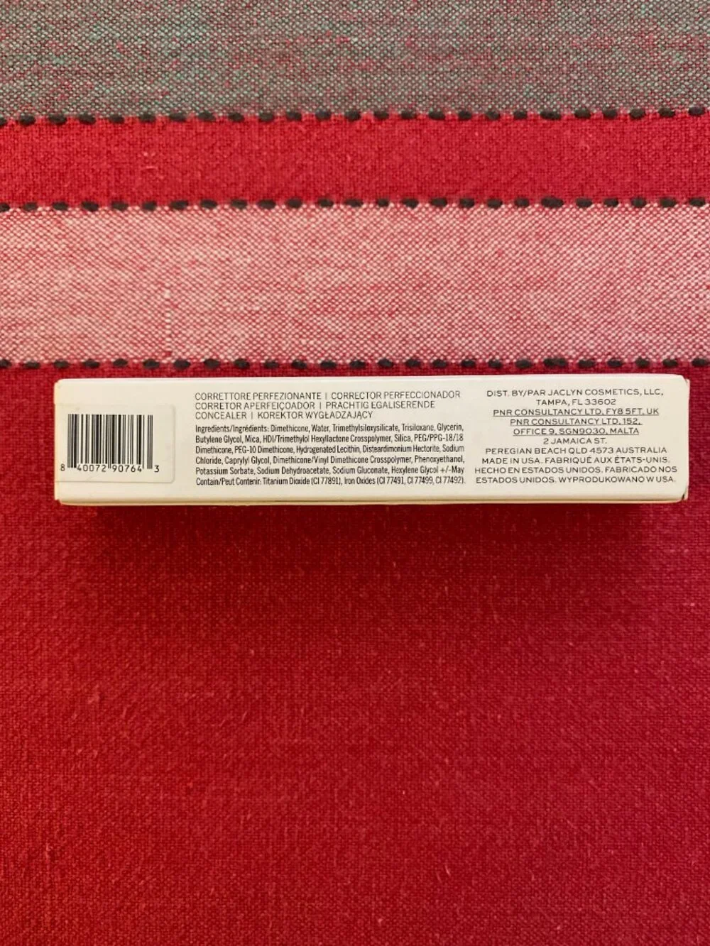 Jaclyn Cosmetics Perfecting Concealer Deep Rich Red 6.7ML/0.23OZ NIB